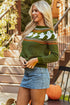 Kaylee Halloween Ghost Pattern Sweater